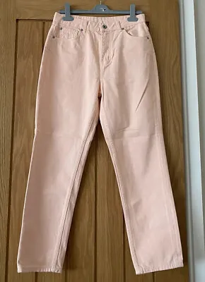 Jack Wills Barton Mom Jeans - Peach - W27 - BNWOT • £10