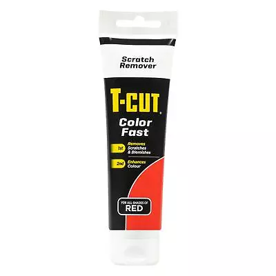 T-Cut Fast Scratch Scuff Blemish Remover Red Car Paint Cleaner Rejuvenates • £9.39