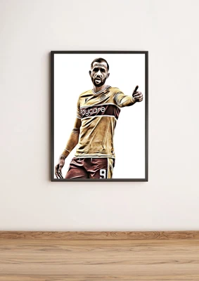 £9.99 • Buy Kevin Van Veen Motherwell FC Graphic Print
