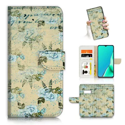 ( For Samsung S7 ) Wallet Flip Case Cover AJ24300 Vintage Flower • $12.99