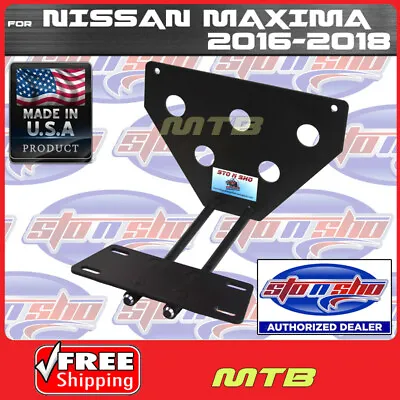 License Plate Bracket For 2016-2018 Nissan Maxima Quick Release STO N SHO SNS79 • $92.99