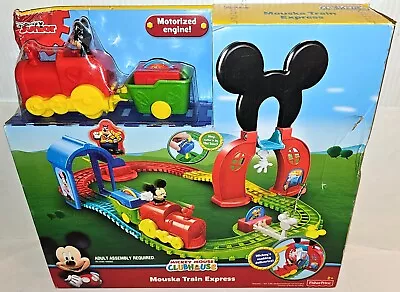 (NEW) Disney Junior Mickey Mouse Clubhouse Mouska Train Express Motorized Engine • $159.99