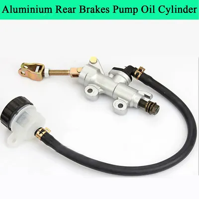 Aluminum Rear Brake Pump Oil Cylinder Adjustable Motorcycle Modified Accessories • $22.22