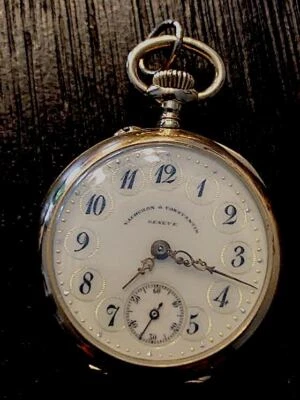 $1400 • Buy Vacheron Constantin 14k Gold Ladies Pendant Watch With Rare Telephone Dial