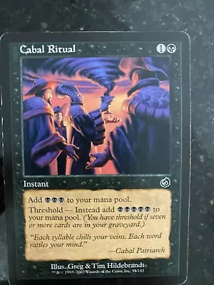 Magic The Gathering MTG Torment CABAL RITUAL • $5