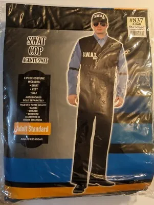 SWAT Cop Police Officer Suit Yourself Fancy Dress Up Halloween Adult Costume • $59.99