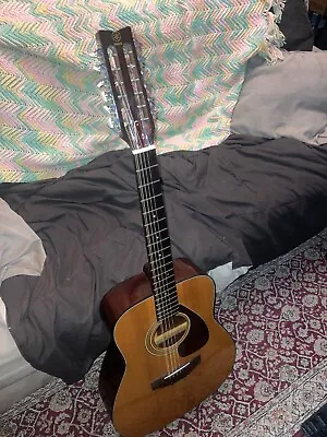 Vintage Yamaha FG-260 12 String Acoustic Guitar With Case • $400