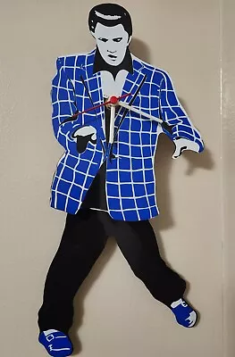 Elvis Presley Pendulum (Swinging Legs) Clock In The (RARE Blue Plaid)!! Vintage! • $30