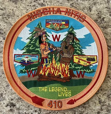 OA Lodge 410 Nischa Nitis Jacket Patch J3 Hiawatha Council SYR • $12.50