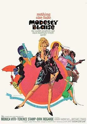 Modesty Blaise - 1966 - Movie Poster Magnet • $8.99