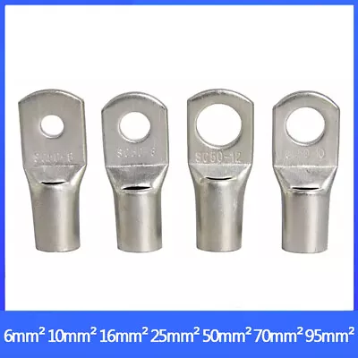 £1.55 • Buy Copper Tube Terminals Terminal Battery Welding Cable Lug Ring Crimp Various Size