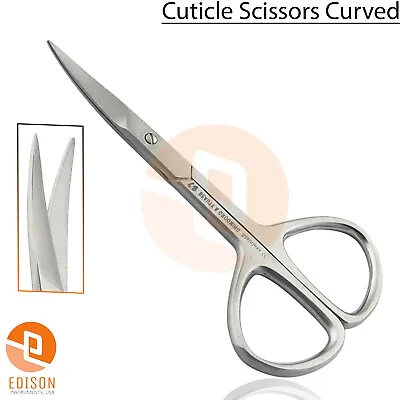 Beauty Curved Cuticle Scissors Small Toenail Cutting Shear Nail Art Trimmer  • $6.52