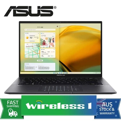 $1309 • Buy Asus Zenbook 14 UM3402YAR-KP563W 14in WQXGA R5-7530U 16G 512G Laptop Black