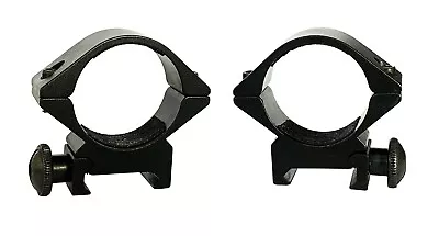 NEW 1 Inch Weaver Style Scope Rings Medium With Nut 1  Picatinny Mount QD Rifle • $29.99