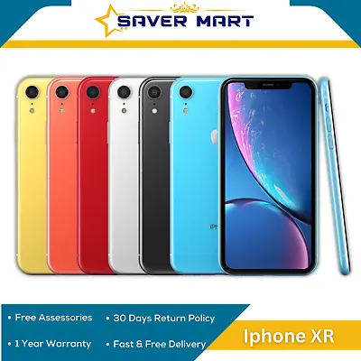 NEW Apple IPhone XR 64GB IOS - Unlocked Smartphone  Pristine A++ Condition • £174.59