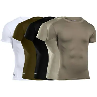 Under Armour 1216007 UA Tactical HeatGear Compression T-Shirt Short Sleeve Tee • $22.95