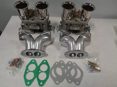 Volkswagen Vw Type 3 Dual 44 Idf Carburetors Intake Manifolds Set All New • $450