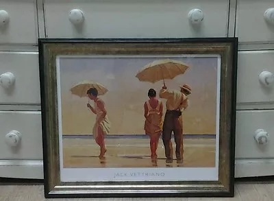 £44.99 • Buy Mad Dogs........ By Jack Vettriano Large Deluxe Framed Art Print Romantic