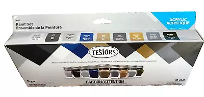 TESTORS Acrylic Paint Set 9 MILITARY AIRCRAFT Colors MODEL Airplane Plane 9136 • $20