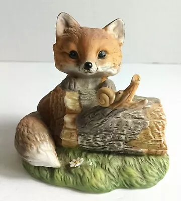 Homco 1986 Masterpiece Porcelain Raccoon Signed Figurine • $20