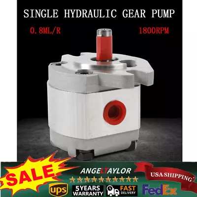 Hydraulic Gear Pump Flat Keyed Shaft SAE Flange Mounting Mini High Pressure • $49