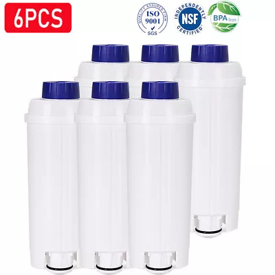 6Pack Water Filter For Delonghi Magnifica S Automatic Coffee Machine ECAM22110SB • $45.95
