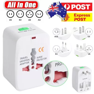 $10.99 • Buy International Universal Travel Power Adapter Convertor Plug Power US/UK/AU/EU AU