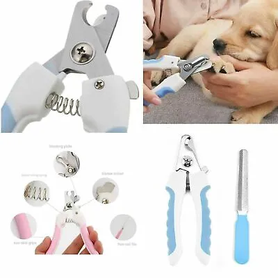 Dog Cat Pet Nail Claw Trimmer Scissors Cutter Clippers Groom Animal Rabbit Bird • £2.99