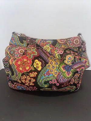 VERA BRADLEY  Symphony In Hue  Reversible Tote Hobo Shoulder Bag Purse Retired • $27.20