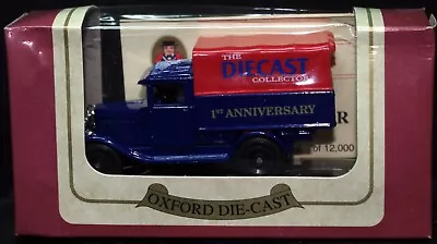 OXFORD DIECAST 1:76 Models - The Die-cast 1st Anniversary Van • £3.50