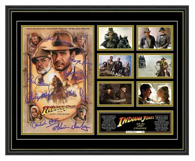 Indiana Jones And The Last Crusade Harrison Ford Signed LE Framed Memorabilia • $129.99