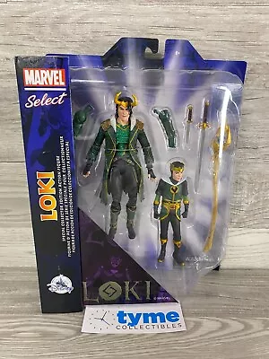 Marvel Select LOKI SPECIAL COLLECTOR Legends Edition 7  Kid Disney Shelf Wear - • $34