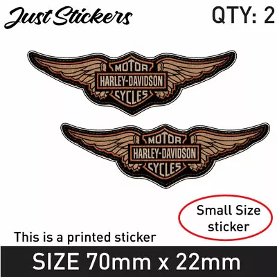 $4.30 • Buy 2 X Harley Davidson Bike, Helmet, Car Sticker , Bumper Sticker ,4X4,  Bike,  