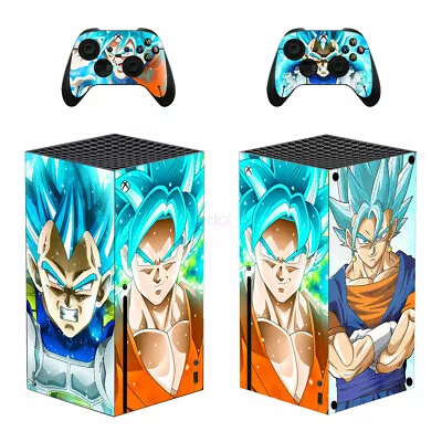 AU SALE Xbox Series X Console Skin Sticker Decal Dragon Ball+2 Controller Skins • $21.58