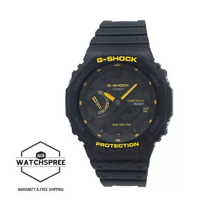 Casio G-Shock Bluetooth® Solar Powered Black Resin Band Watch GA-B2100CY-1A • $223.28