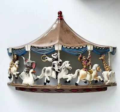 Vtg 3D Horse Carousel 16” Decorative Wall Mount Vintage 1979 Universal Statuary • $34.95