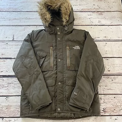 The North Face Jacket Goose Down 550 Size Medium Mens Fur Green • $65