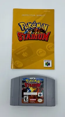 Pokemon Stadium - Nintendo 64 N64 - Game Cartridge W/Instruct • $29.99