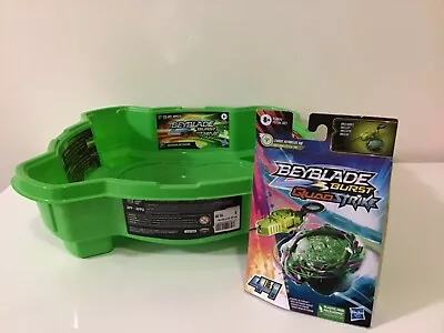 Beyblade Burst Quad Drive Stadium + Beyblade Burst Quad Strike Set • $39.95