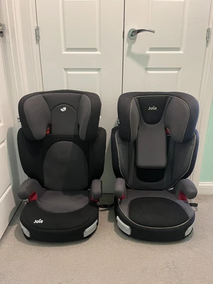 £75 • Buy 2 X JOIE TRILLO ISOFIX BABY CAR  SEAT - Highback Booster Group 2 / 3  ( 15-36kg)