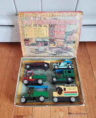 Line Mar Toys Japan Friction Old Timer Collection Tin Toy J-9002 Six Cars • $189.99