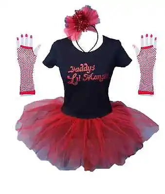 Little Monster Halloween Neon Tutu Set Fancy Dress Costume Set • £22