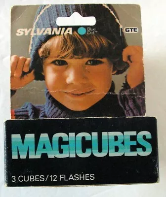 Sylvania Blue Dot MAGICUBES MAGICUBES For X-Pattern Camera Mount Sockets 3 Cubes • $17.95