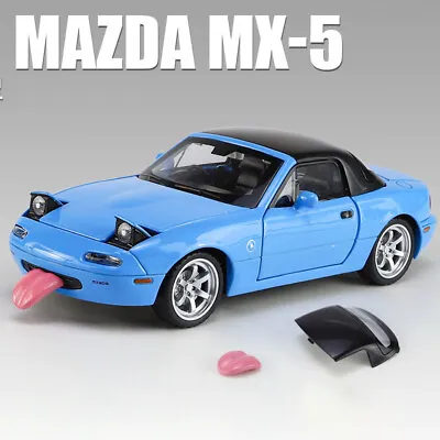 1/32 Scale Mazda MX-5 Model Simulation Alloy Sound Light Pull-Back Multicolor • $57.82