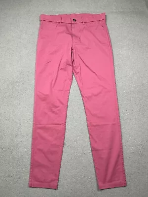 Greyson Pants Mens 33x32 Pink Magenta Amagansett Trouser Chino Golf Performance • $36.99