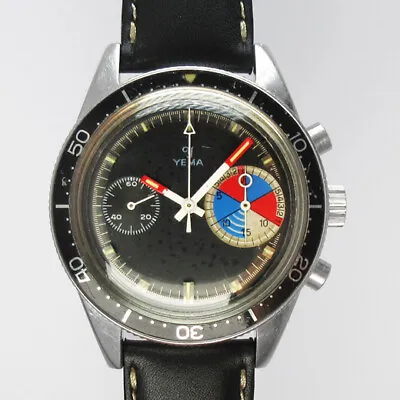 YEMA YACHTINGRAF 1960 Manual Winding Ref.9312 Cal.Valjoux7733 SS 39mm • $10839.37