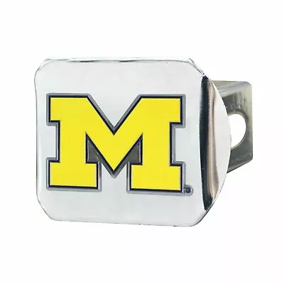 Michigan Wolverines  NCAA Color On Chrome Hitch Cover • $25