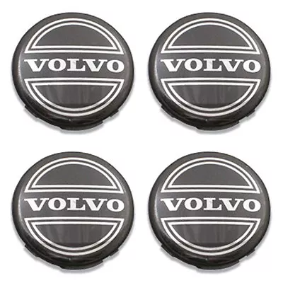 Center Caps Volvo S50 S60 S70 S80 S90 XC70 8646379 OEM Wheel Hubcaps Set Of 4 • $20.42