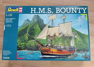 £12.99 • Buy H.M.S. Bounty Model Kit 1:110 Scale. No. 05404 Skill Level 5 New In Open Box