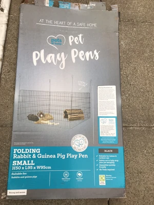£10 • Buy Pets At Home Rabbit Guinea Pig Play Pen Run Enclosure Boxed Used Metal Garden